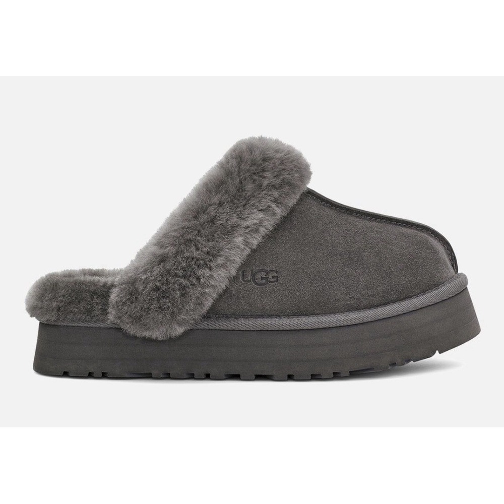 NEW UGG Women's Disquette Slippers - Grey Size 7